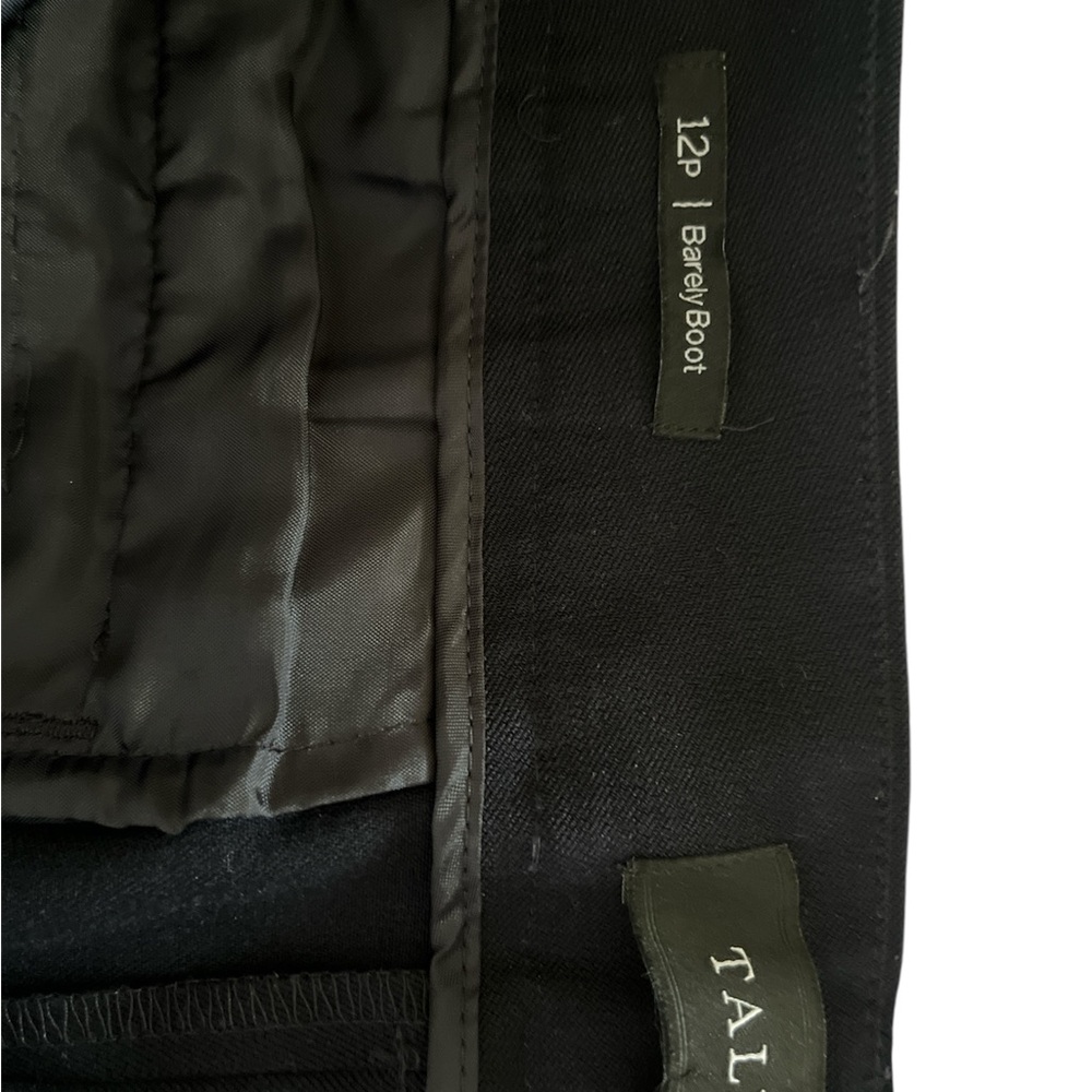 Talbots Black Barely-Boot Trousers